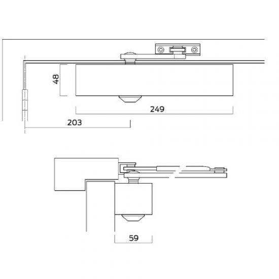 Backcheck Overhead Door Closer
